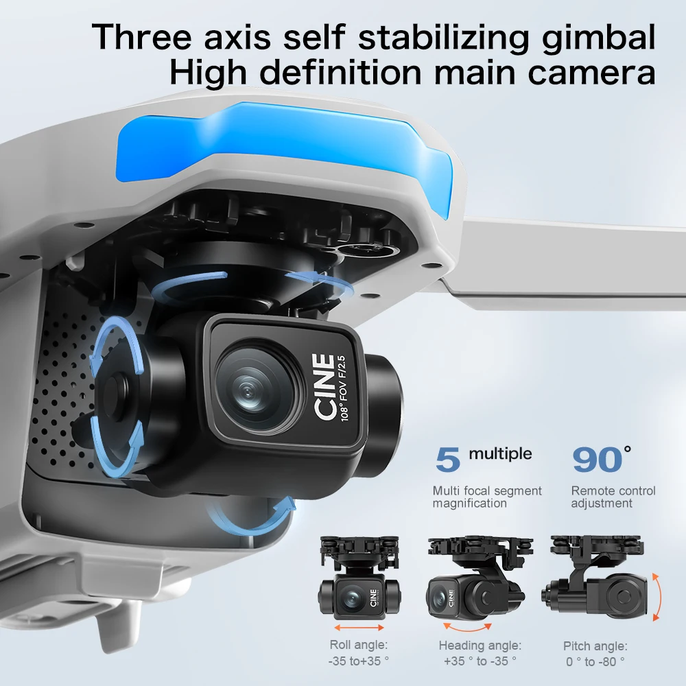Top Deal S-X1 MAX GPS Drone 3  - Drone Gimbal 3 Axis recension och pris