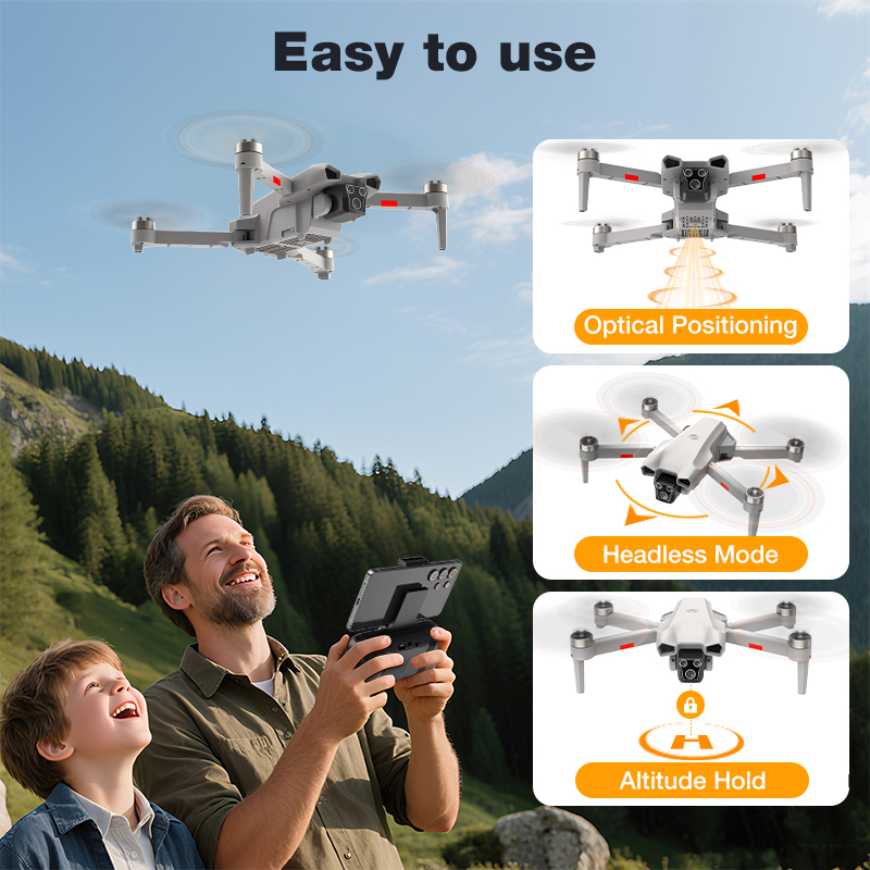 NEW Hot L017 Pro Drone Brushle - Drone Gimbal 3 Axis recension och pris